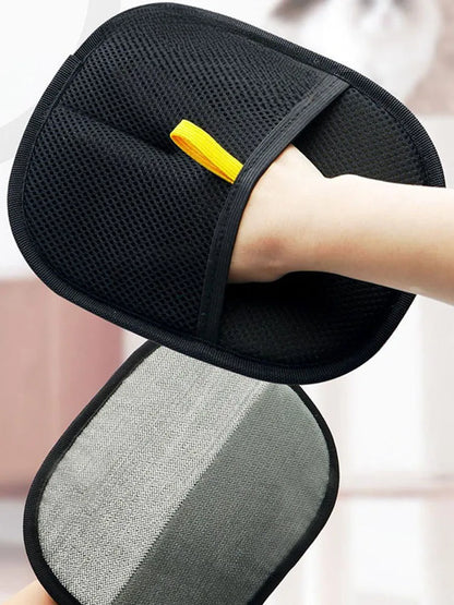 🐾 Pet Hair Removal Gloves – Reusable Double-Sided Beauty Grooming Mitts ✨ | Carpet & Furniture Fur Cleaner Tool for Dogs & Cats 🐶🐱